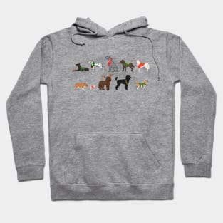 Holliday doggos group 2 Hoodie